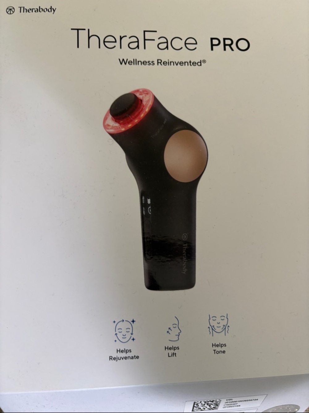 Therabody Theraface PRO Black with Red Accent